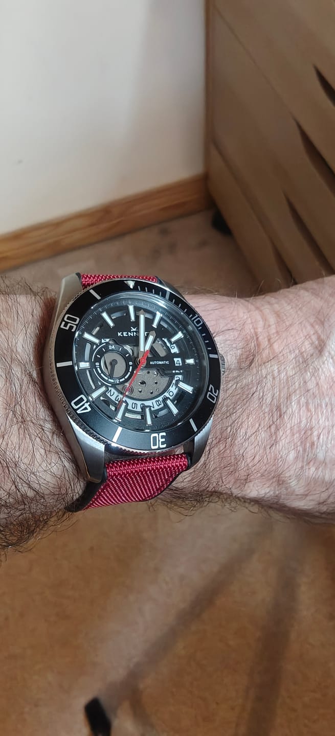 Customer photo review of Kennett Viktor Automatic Watch – Skeleton Dial 42mm
