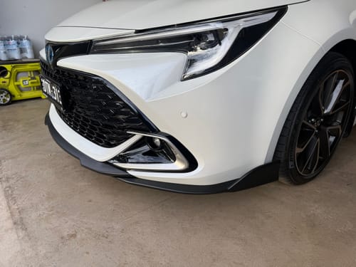 Customer photo review of Tom's Style Front Lip for Toyota Corolla Hatch 2023+