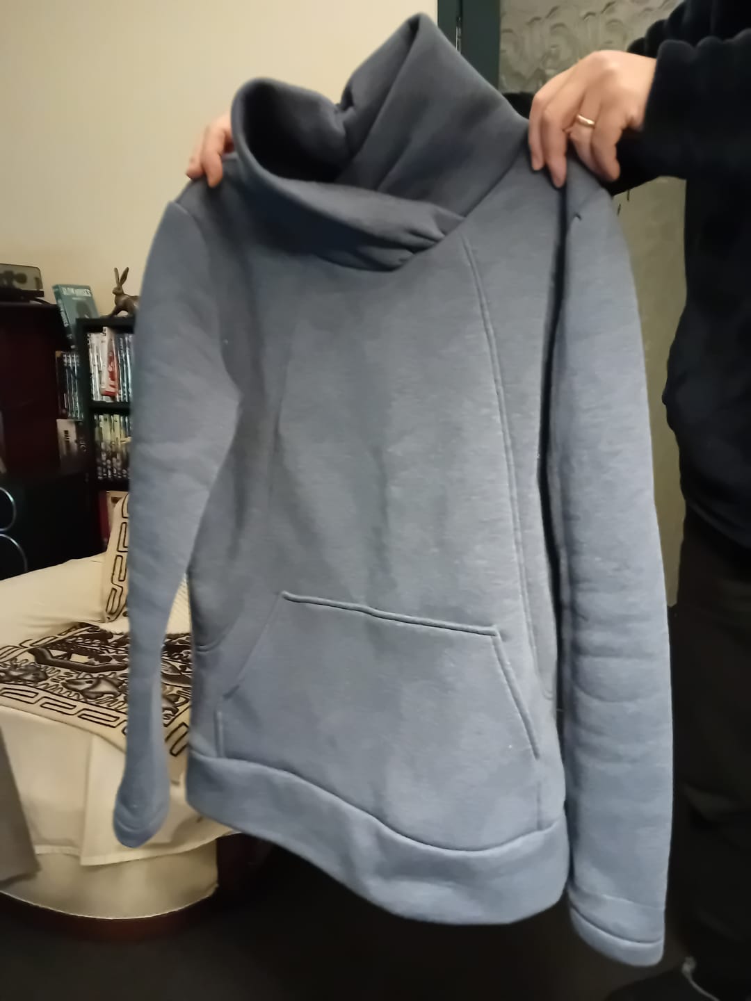 Customer photo review of Plain Sweatshirt Fabric
