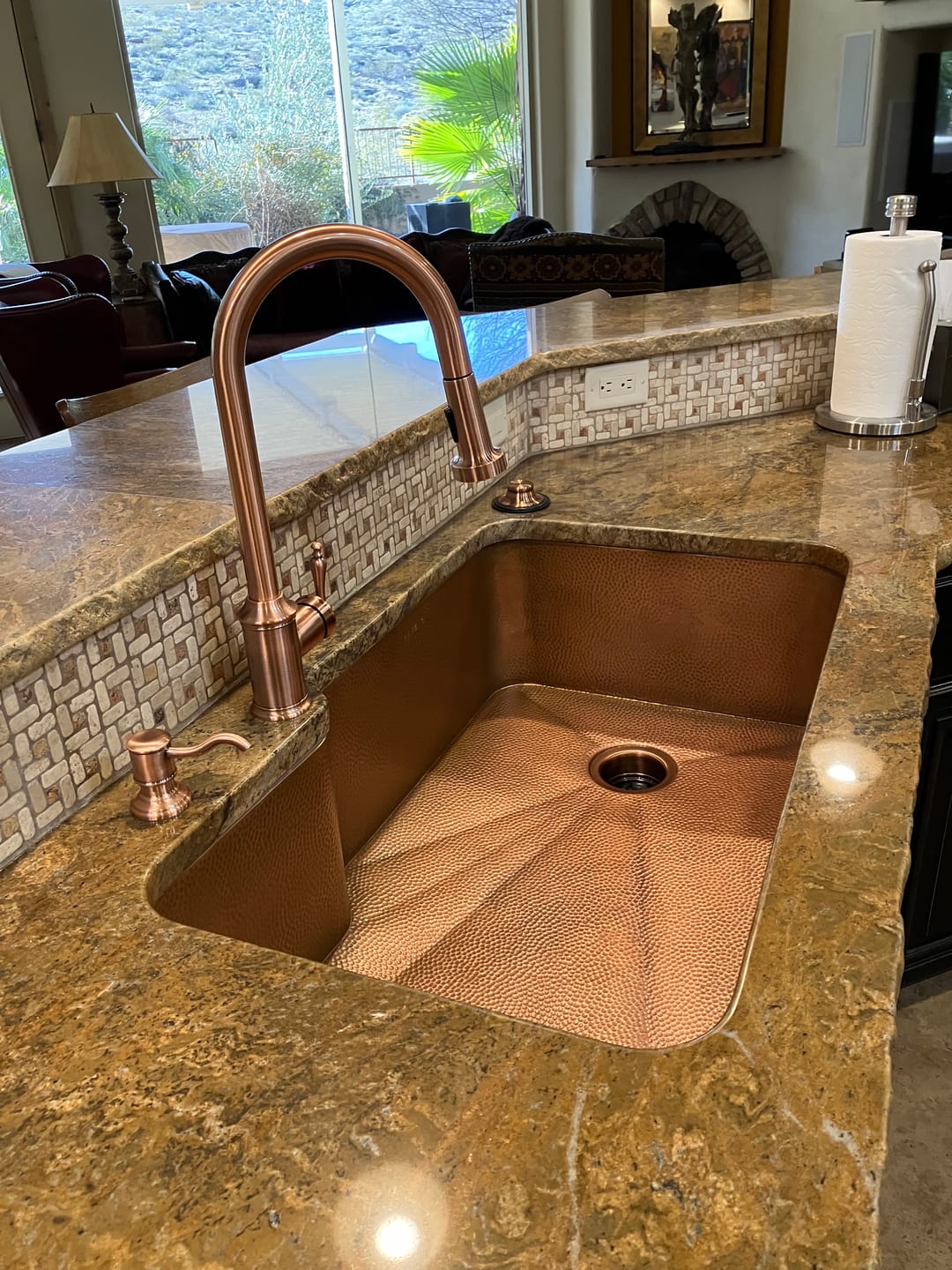 Customer photo review of Irregular Sink - Pure Copper/Premium Brass
