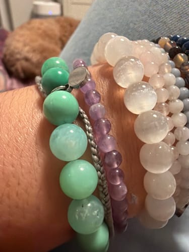 Customer photo review of Australian Jade Chrysoprase Bracelet
