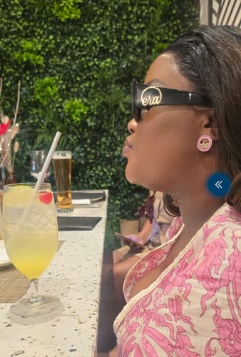 Customer photo review of Black Iconic Sunglasses