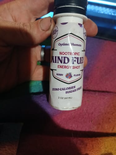 Customer photo review of Mind Fuel - Nootropic Energy Shot (Single)