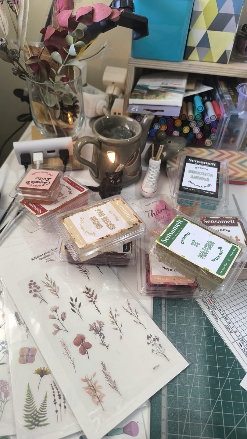 Customer photo review of Manzana y Canela - Gel wax melt