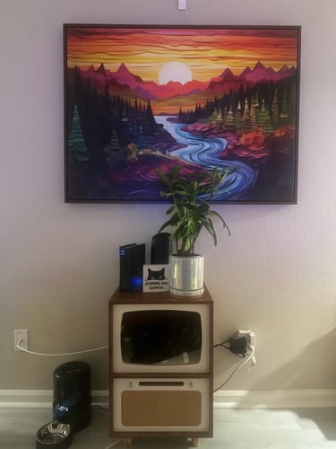 Customer photo review of River Sunset - Paper Design Style