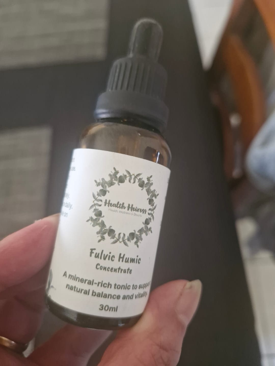 Customer photo review of Fulvic Humic Concentrate