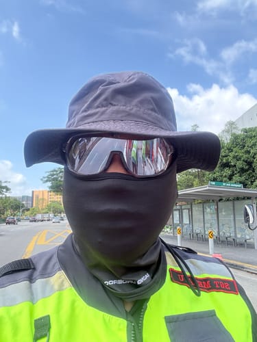 Customer photo review of REVO Kapvoe X63 Photochromic Sunglasses for Men Women