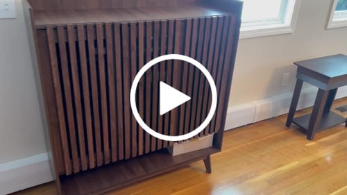 Customer video review of Standard White Baseboard Covers by the Foot