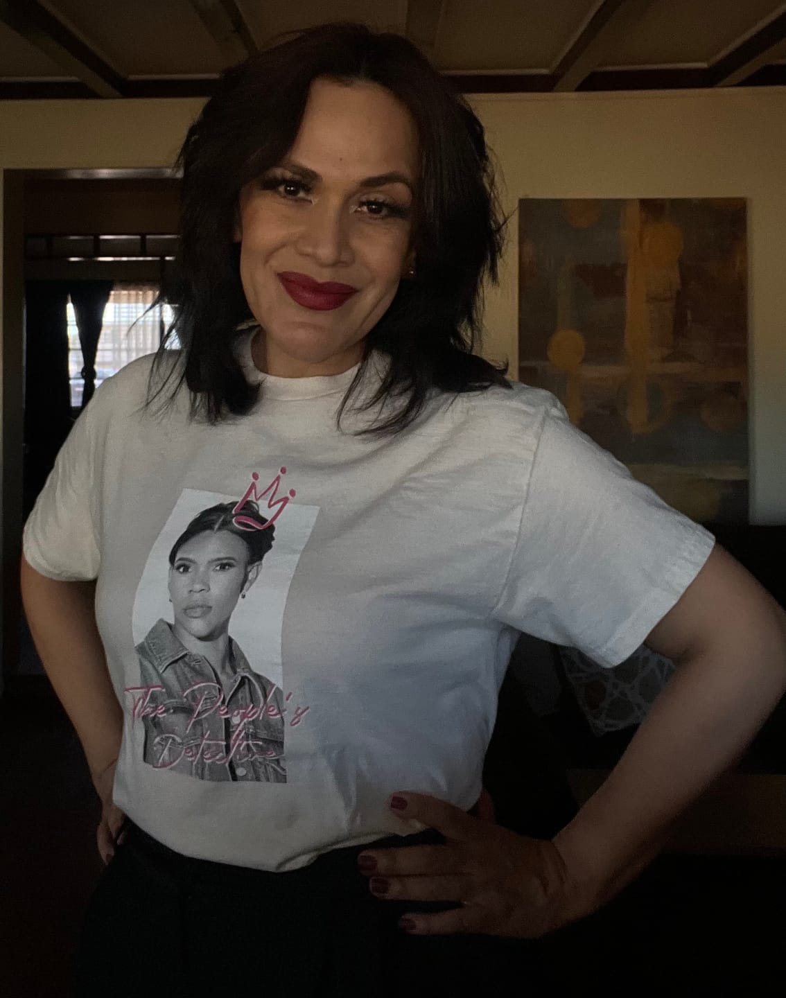 Customer photo review of People's Detective T-Shirt