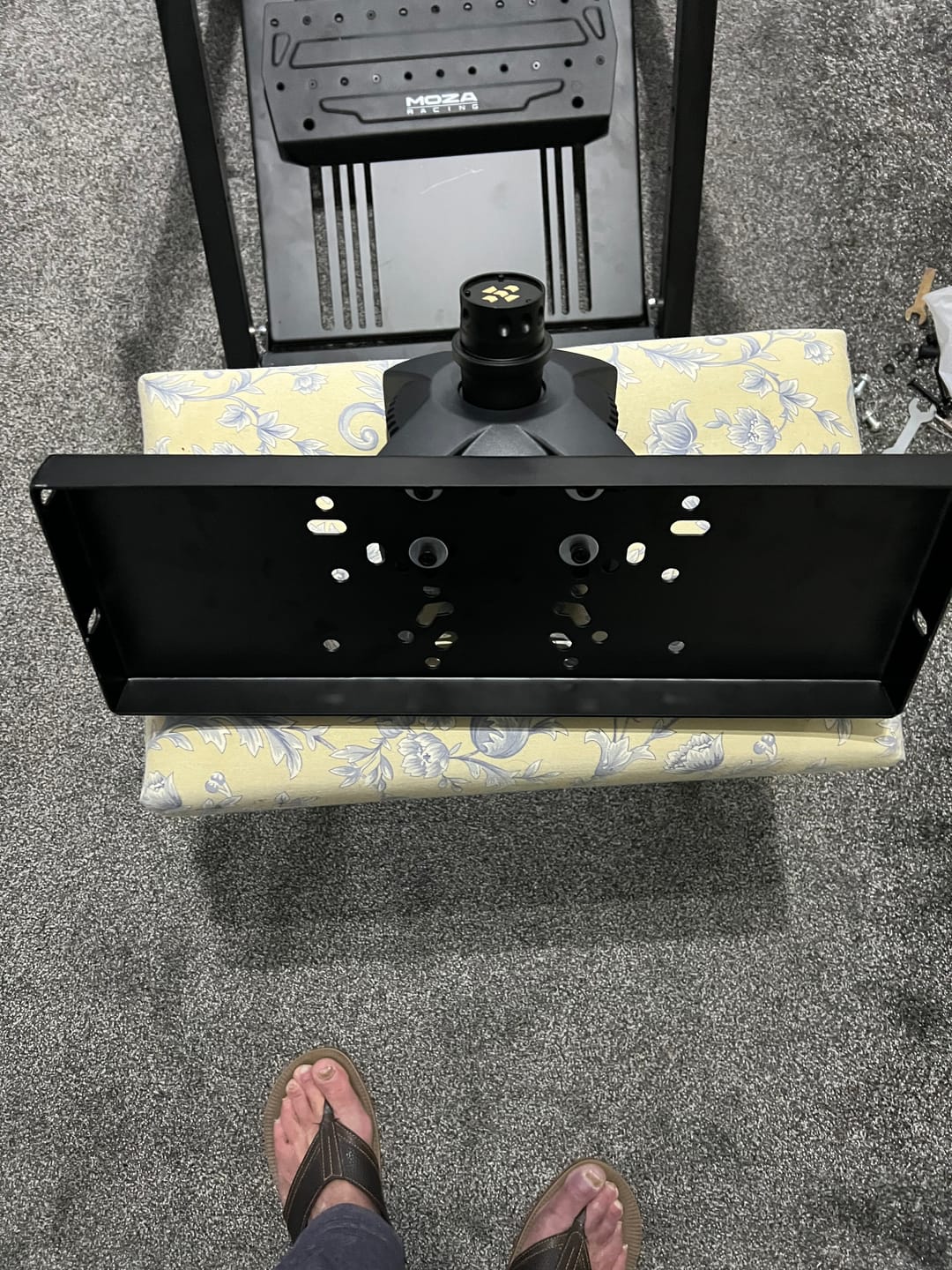 Customer photo review of Simulator Floor Mat