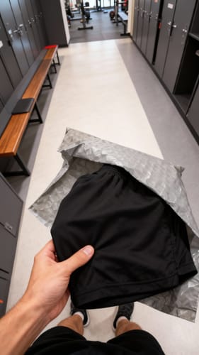 Customer photo review of 100% Cotton Fertility Cooling Sauna Briefs