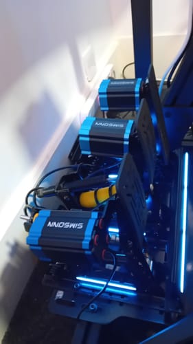 Customer photo review of Simsonn VAM Pro Linear Motor -  the Pedals Haptic Reactor for Vibration Feedback