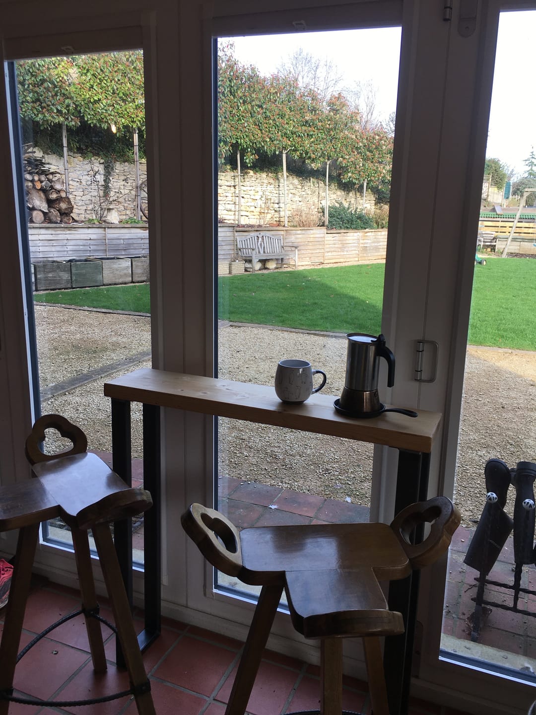 Customer photo review of Rustic Console Table  | 20cm Depth