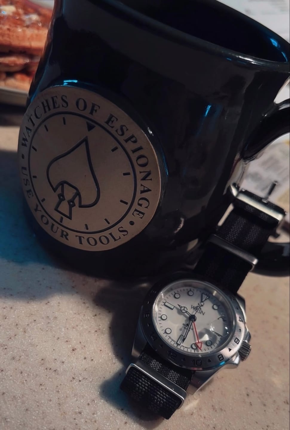 Customer photo review of W.O.E. Use Your Tools Coffee Mug