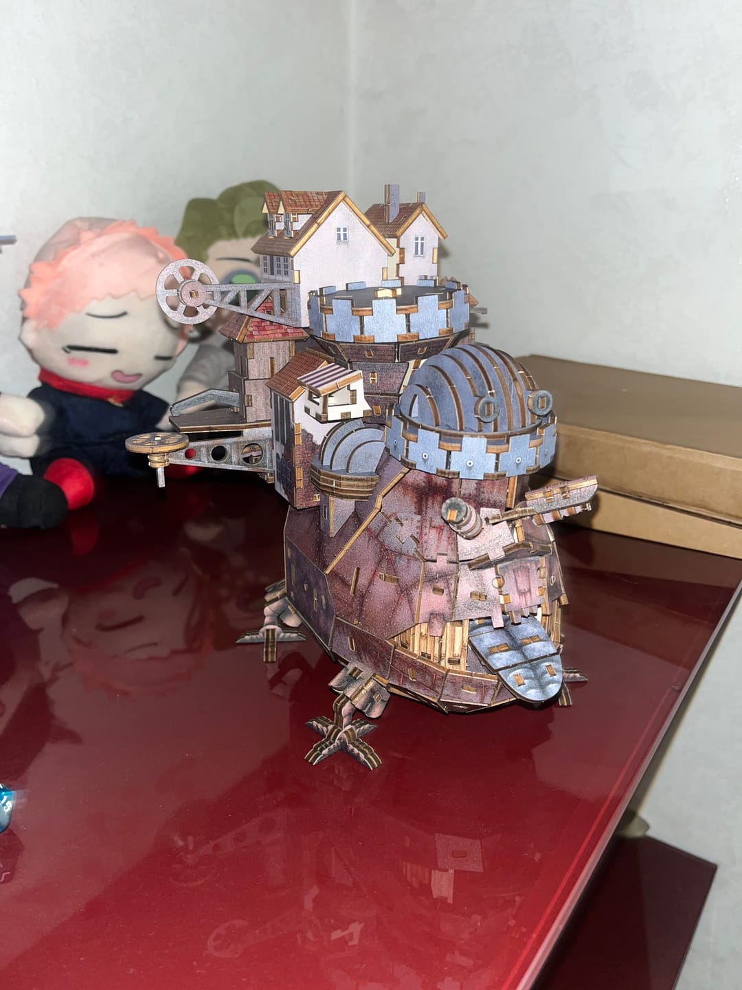 Customer photo review of Howl's Moving Castle 3D Wooden Puzzle