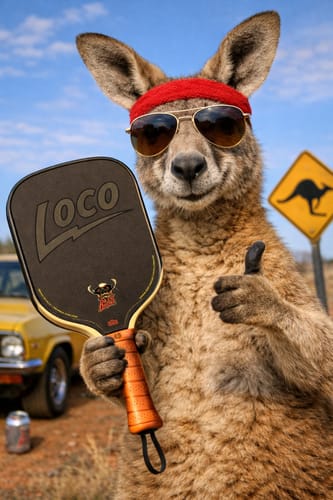 Customer photo review of (PRE-ORDER - SHIPPING STARTS JANUARY 12TH) The Loco 16mm Pickleball Paddle- Elongated