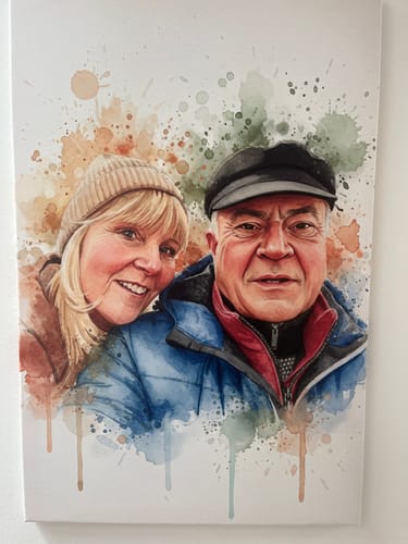 Customer photo review of Euer Foto als Kunstwerk – mit Live-Vorschau, als Poster oder Leinwand