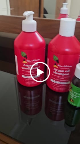Customer video review of Argan Oil Shampoo & Conditioner Set 500ml