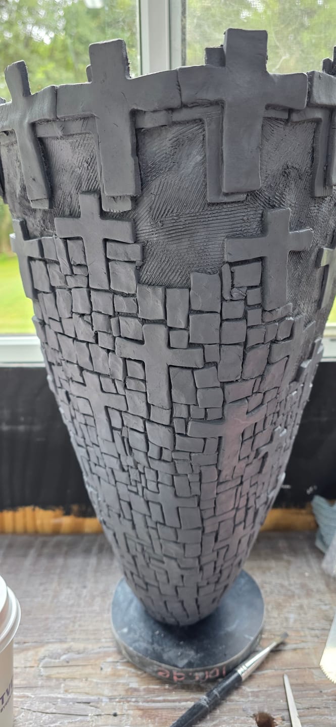 Customer photo review of Nigra Black Stoneware Clay 10Kg Bag