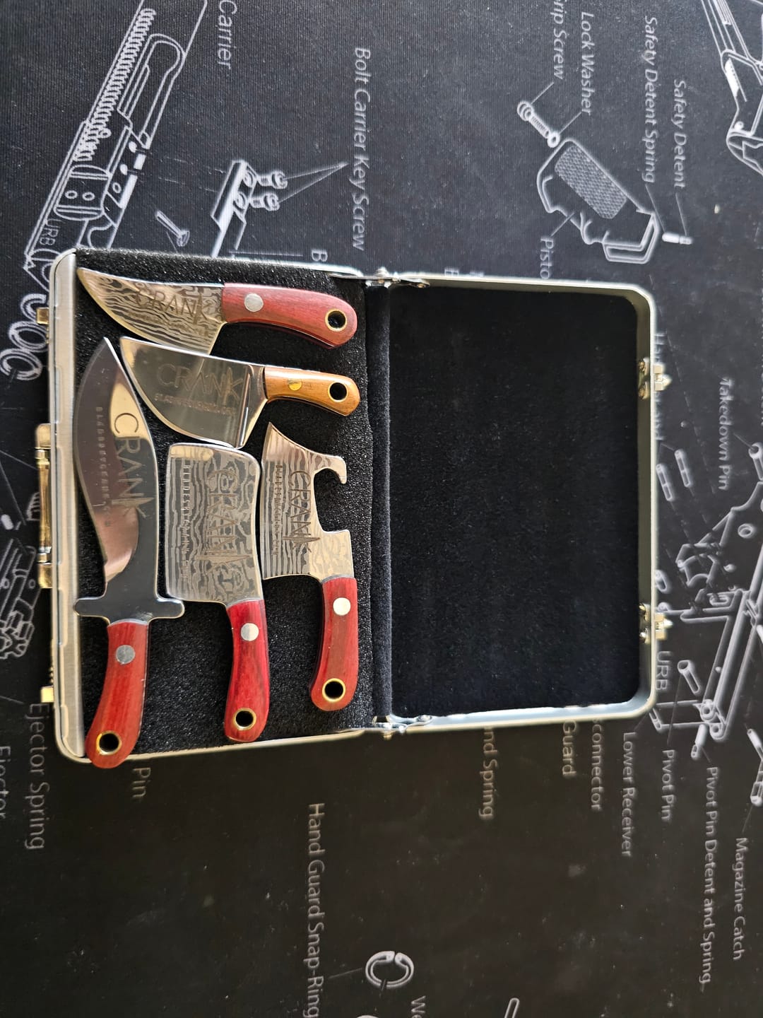 Customer photo review of KIÑUTE 5-Pack Keychain Blades by CRANK