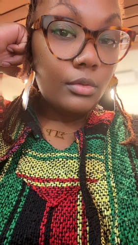 Customer photo review of Greek Letter Sigma Gamma Rho - Stainless Steel Necklace