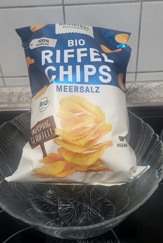 Customer photo review of Bio Riffel Chips Meersalz