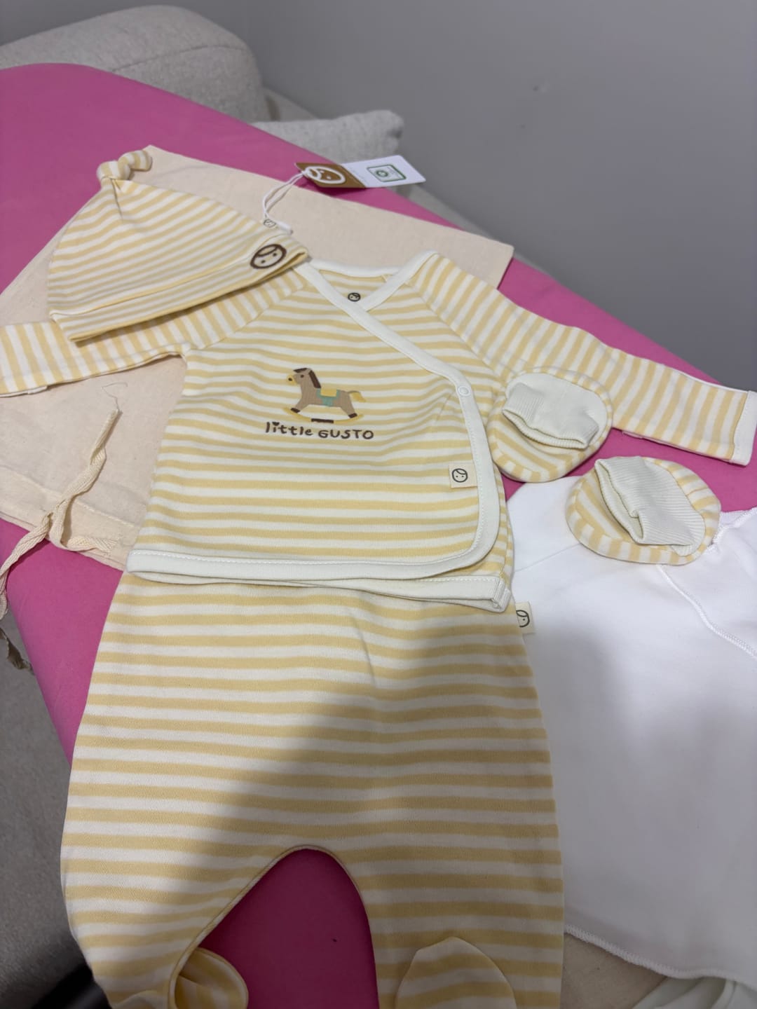 Customer photo review of Organik Pamuk 6'lı Playtime Hastane Çıkış Seti