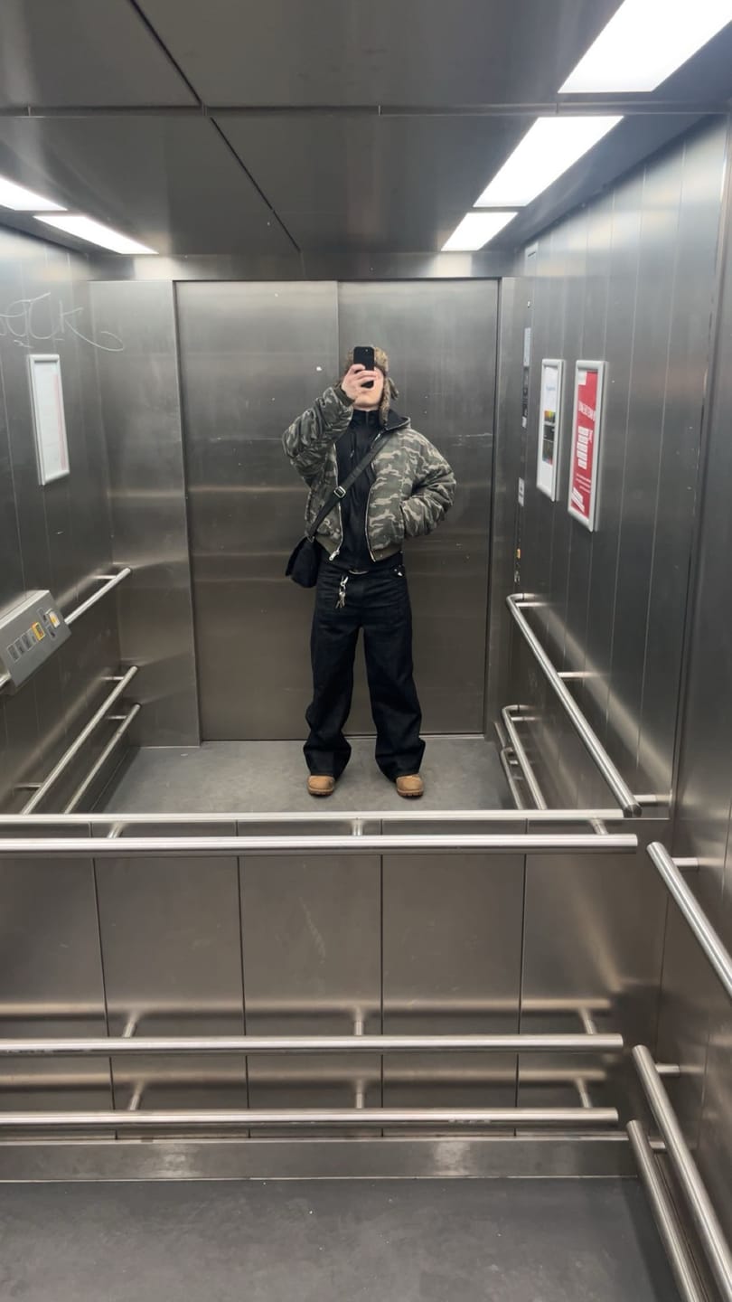Customer photo review of Raw Denim Jeans Black PREORDER