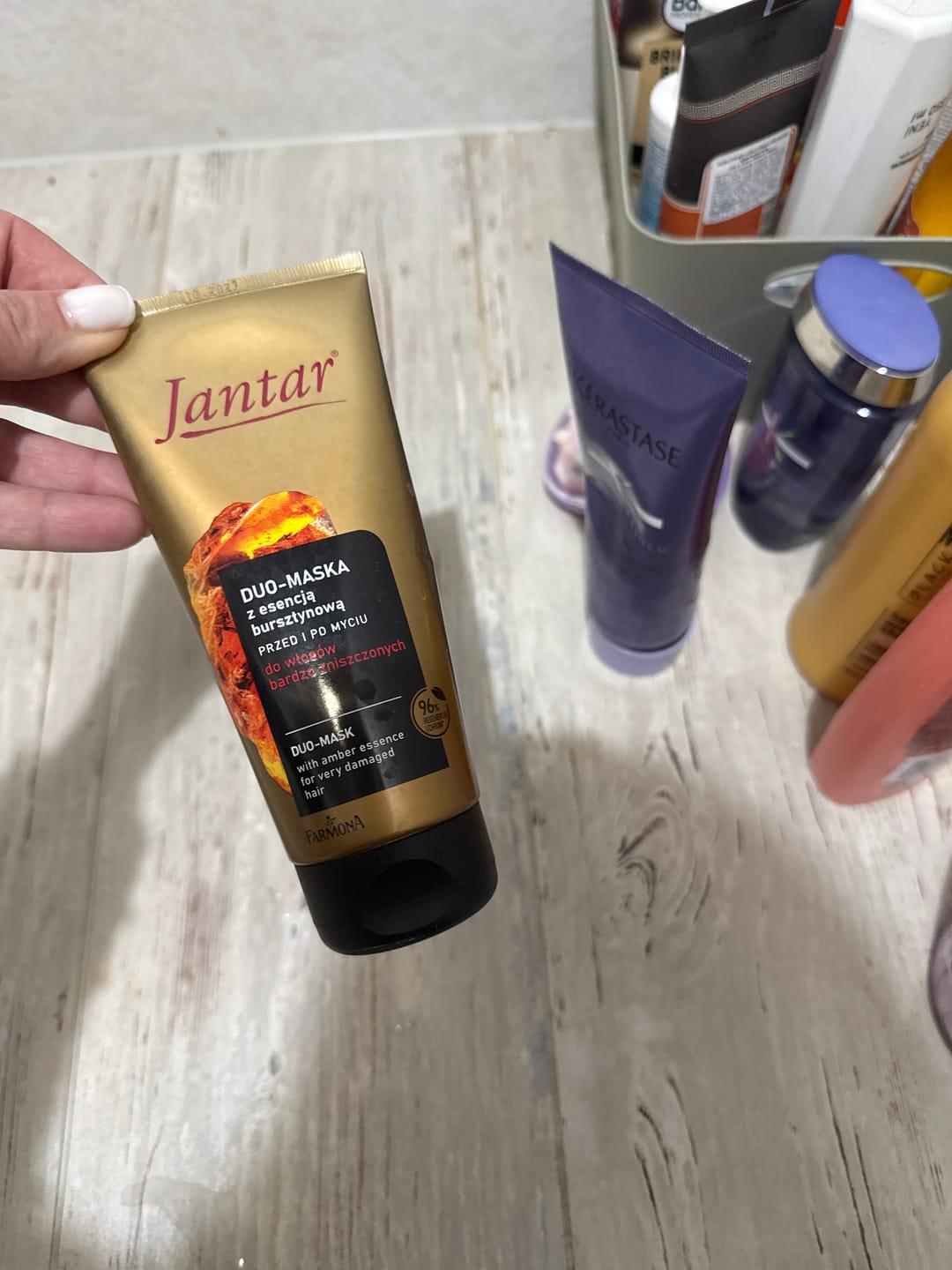 Customer photo review of Безсулфатен стимулиращ растежа шампоан против косопад Doori Златен еликсир