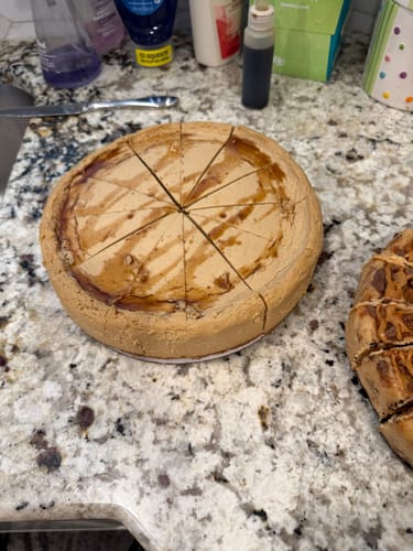 Customer photo review of Seasonal Cheesecake - Coffee