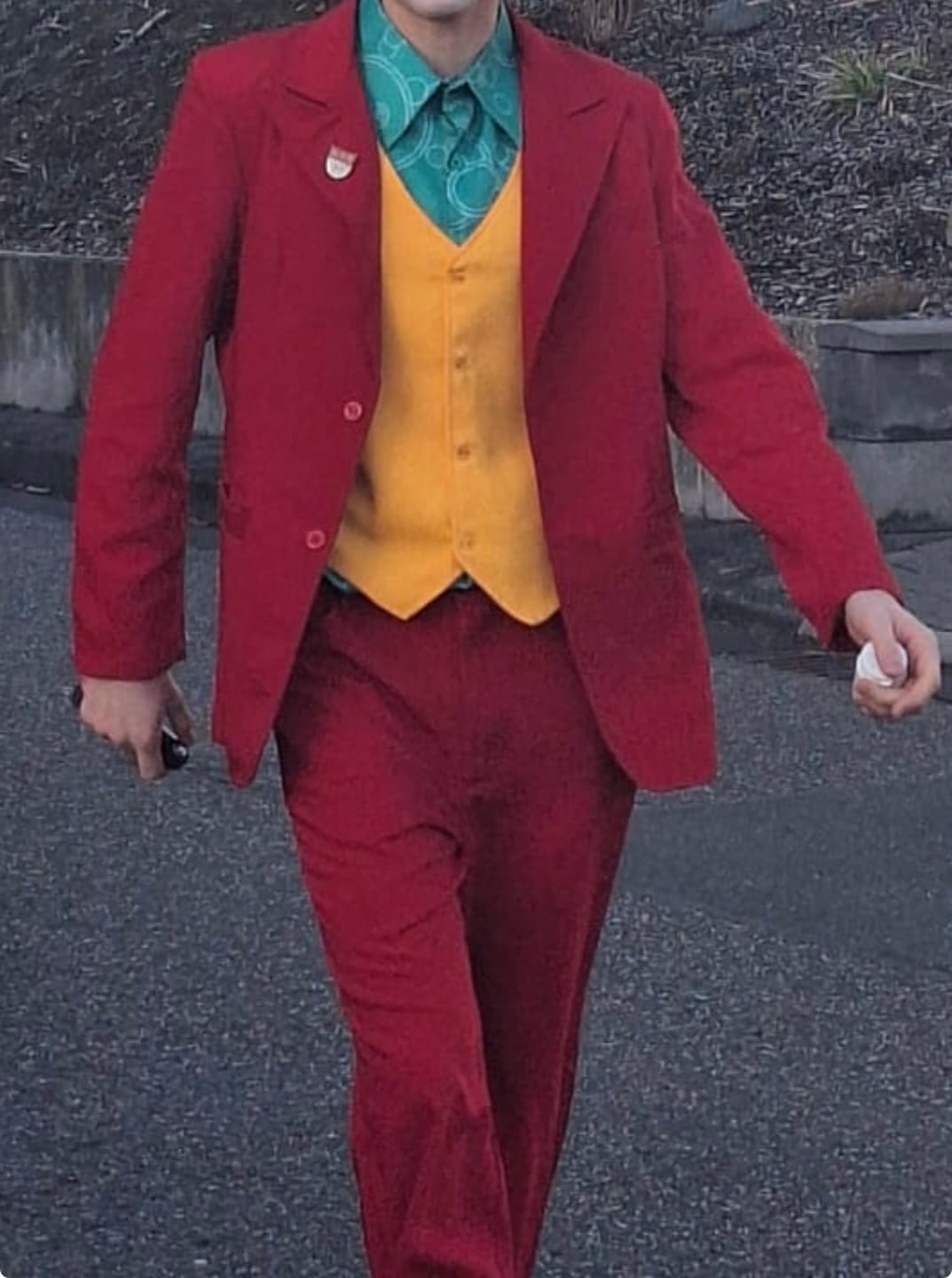 Customer photo review of Joker Joaquin Phoenix Arthur Fleck Cosplay Kostüm