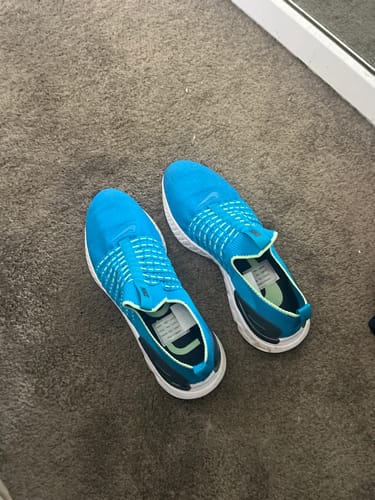 Customer photo review of Nike React Phantom Run Flyknit 2 Blue Orbit