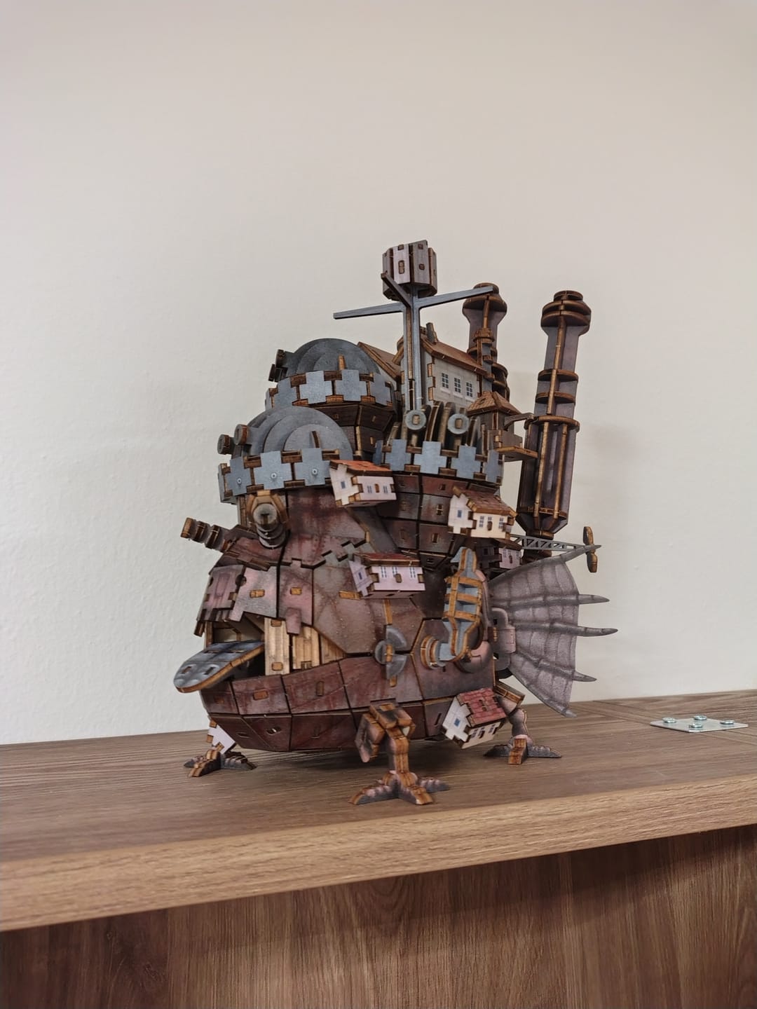 Customer photo review of Howl's Moving Castle 3D Wooden Puzzle