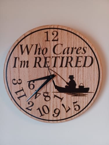 Customer photo review of Wall Clock Set - January