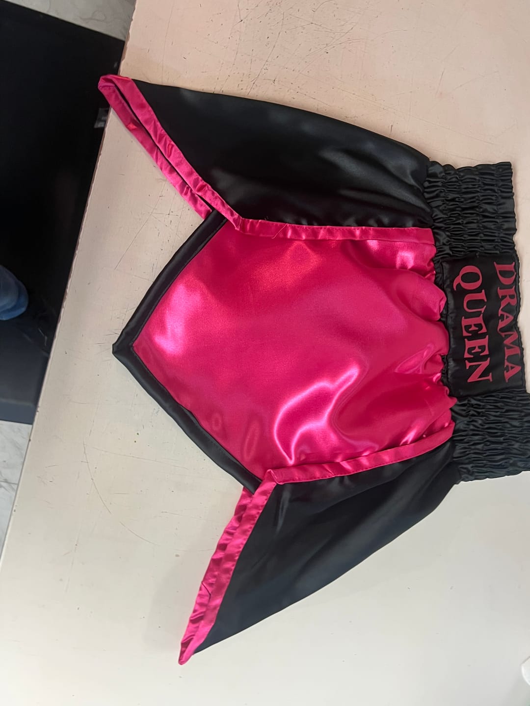 Customer photo review of Stretch Crepe Back Satin