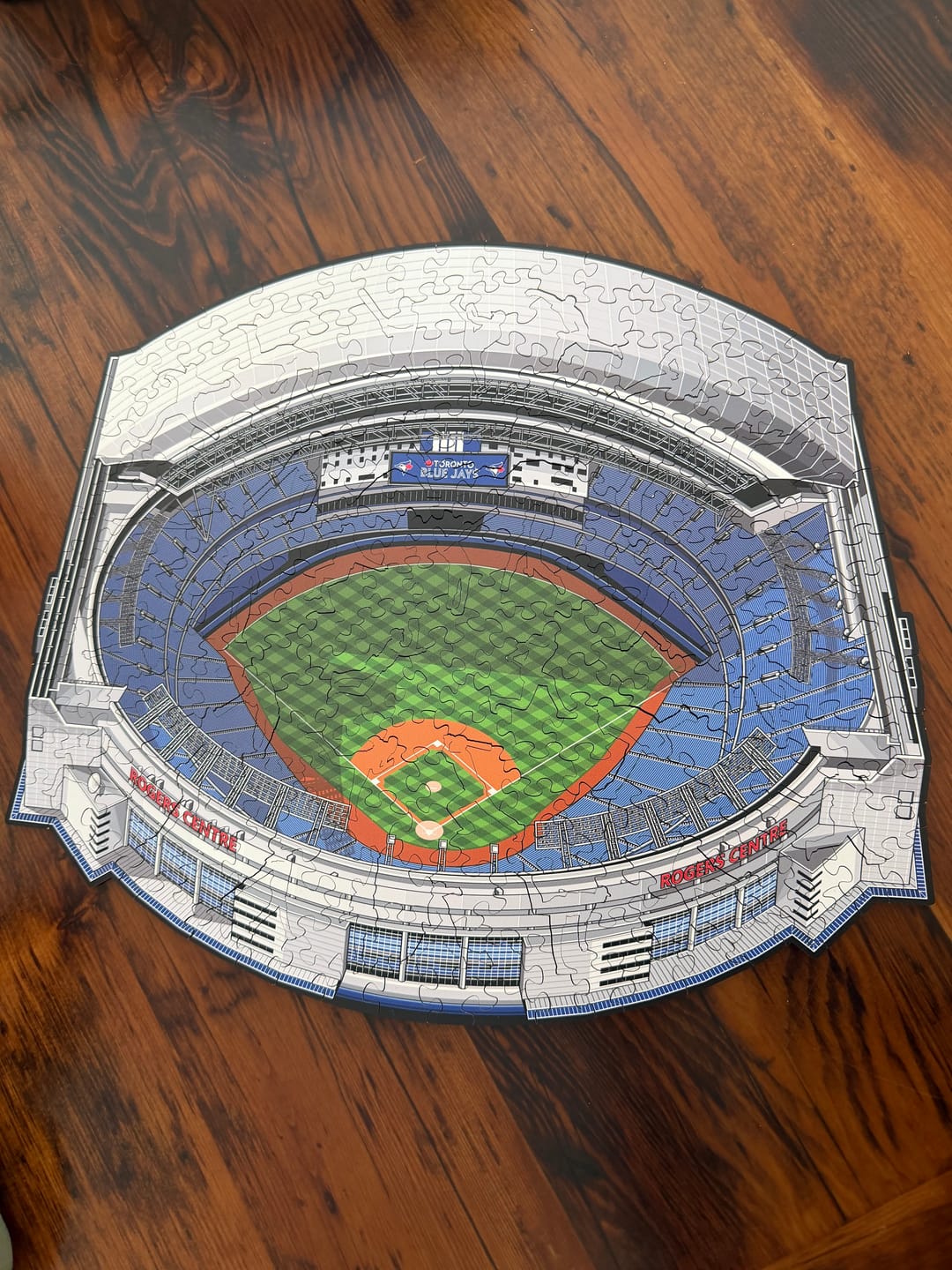 Customer photo review of Toronto Blue Jays™ Rogers Centre Stadium - Wooden Puzzle