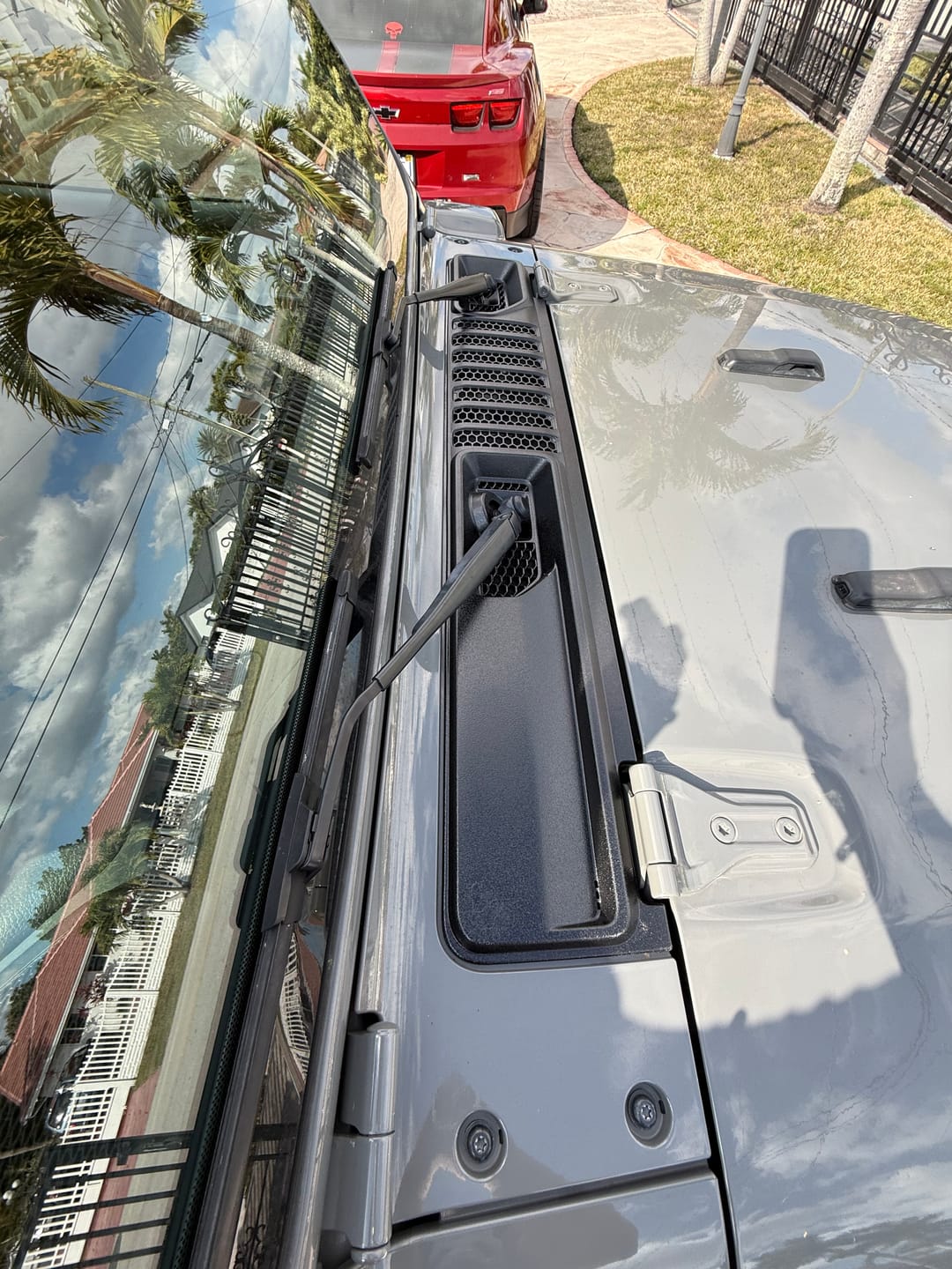 Customer photo review of Raptorized OEM Cowl Wiper Panel for Jeep JL JT 2018+