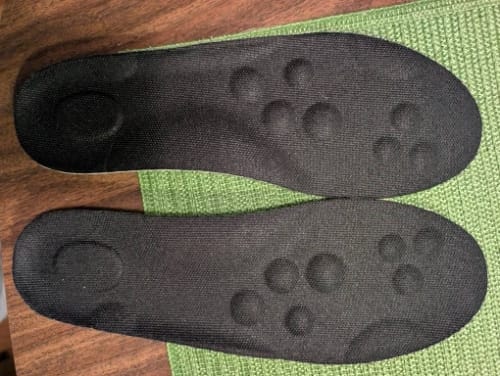 Customer photo review of Everyday Comfort Orthotic Insoles