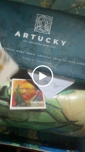 Customer video review of Van Gogh Roses Battaniye