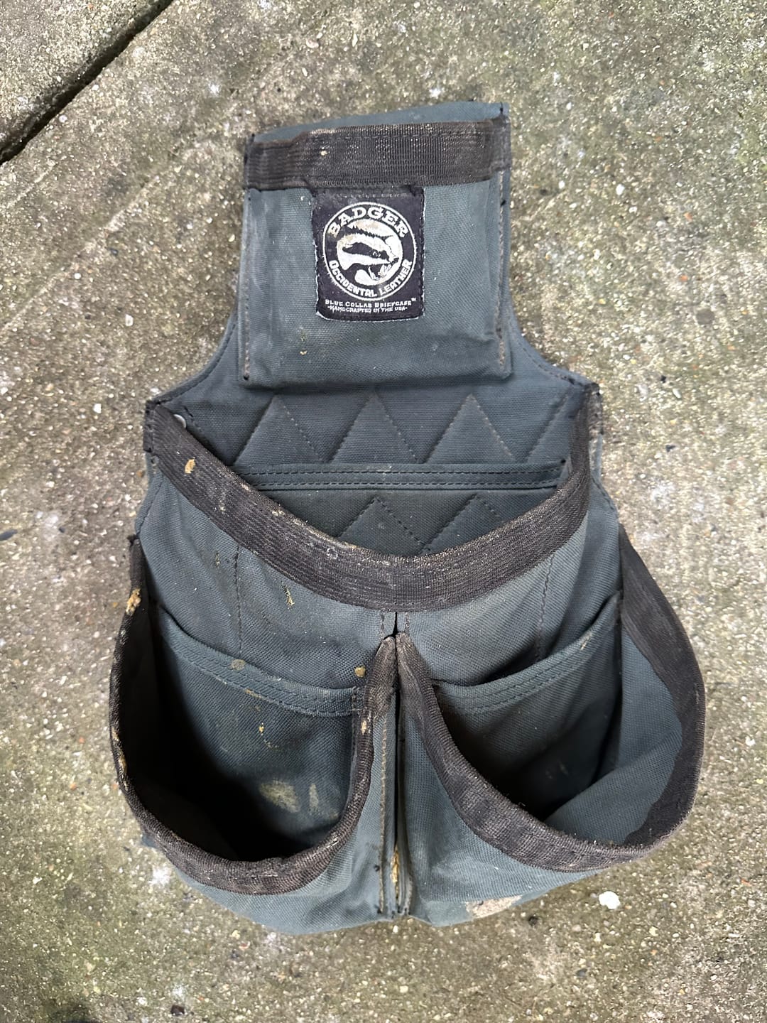 Customer photo review of Badger Toolbelts | Carpenter Fastener Bag Side x Side