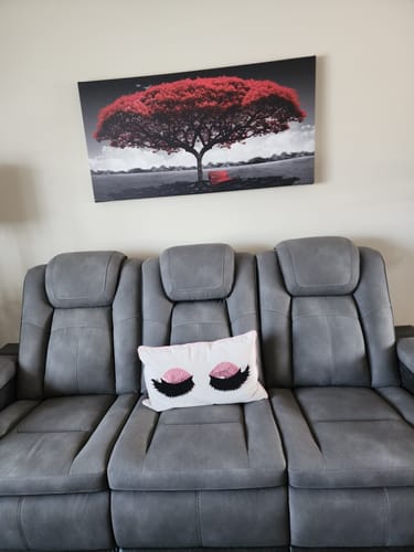 Customer photo review of RED TREE CANVAS