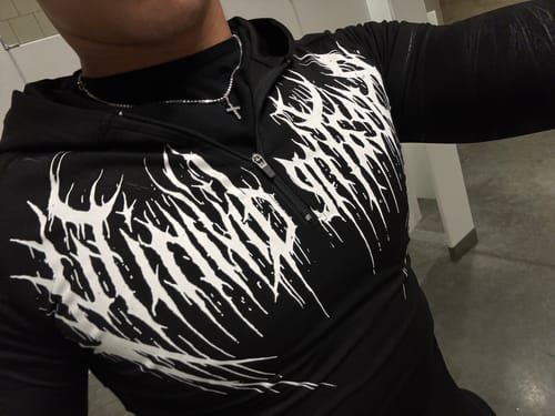 Customer photo review of Void Tech™ Pulsefire Hoodie Compression [MIDNIGHT]