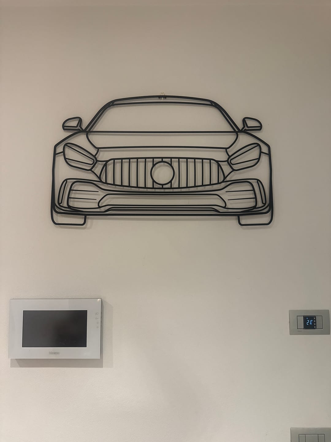 Customer photo review of 2020 AMG GT Front Metal Silhouette