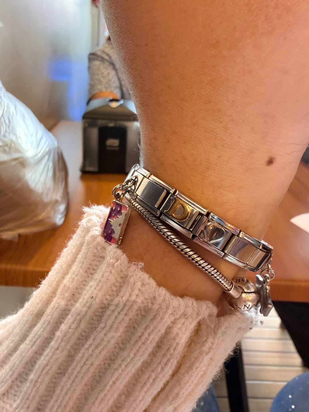 Customer photo review of Charm Letra D