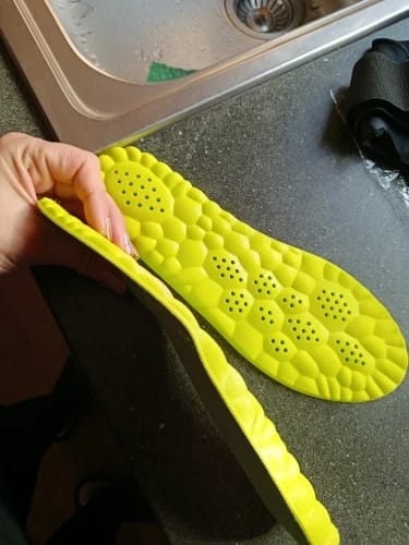 Customer photo review of Everyday Comfort Orthotic Insoles