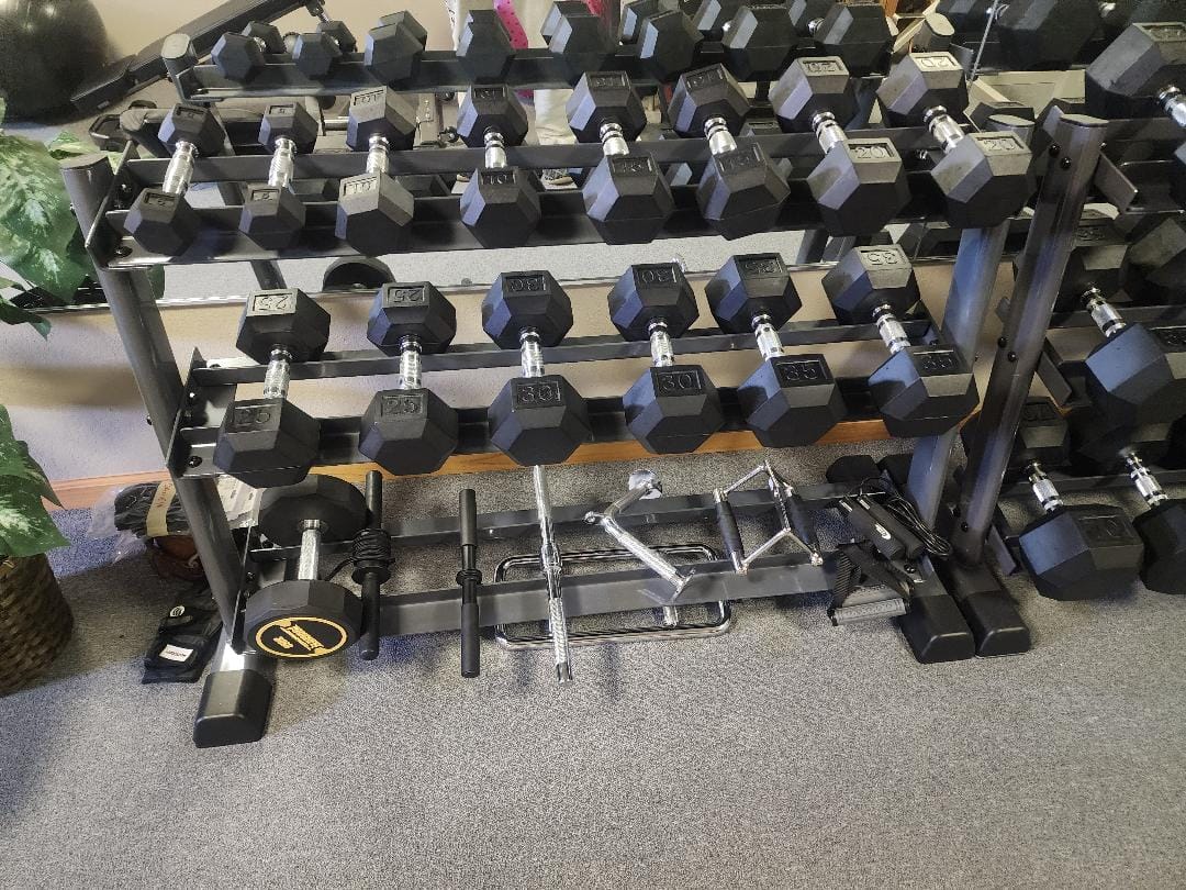 Customer photo review of ToughFit Decagon PEV Dumbbells