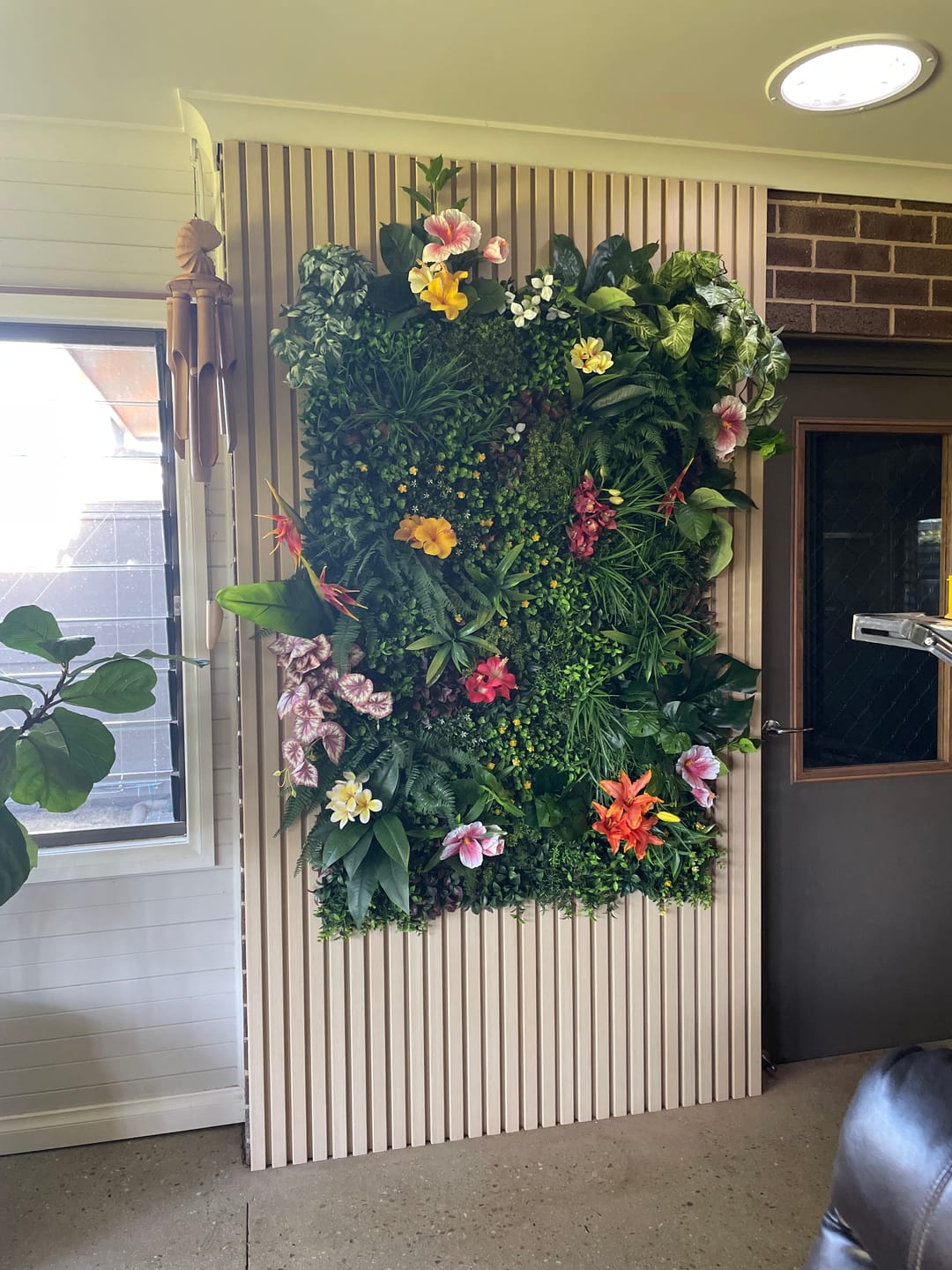 Customer photo review of Luxury Country Fern Artificial Vertical Garden / Green Wall 100cm x 100cm UV Resistant