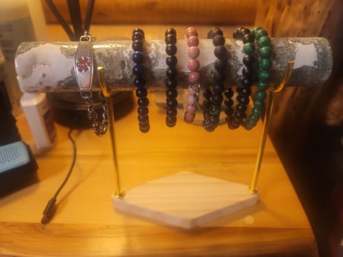 Customer photo review of Crystal Bracelet Holder