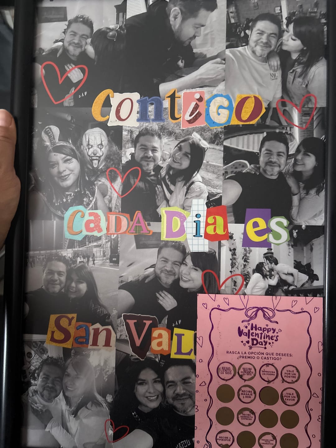 Customer photo review of Cuadro Memorias San Valentín