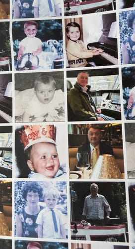 Customer photo review of Photo Montage Upload Wrapping Paper